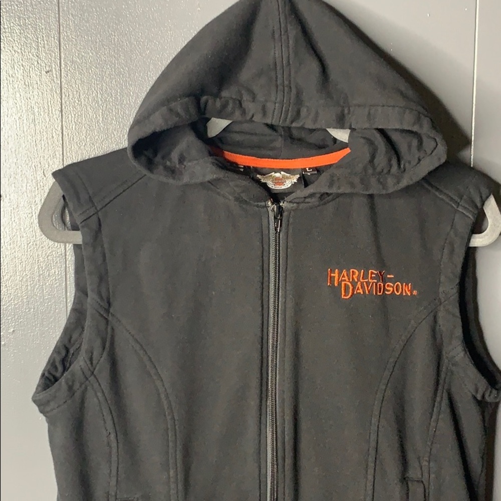 Harley Davidson‎ cotton black vest size L - Picture 4 of 12